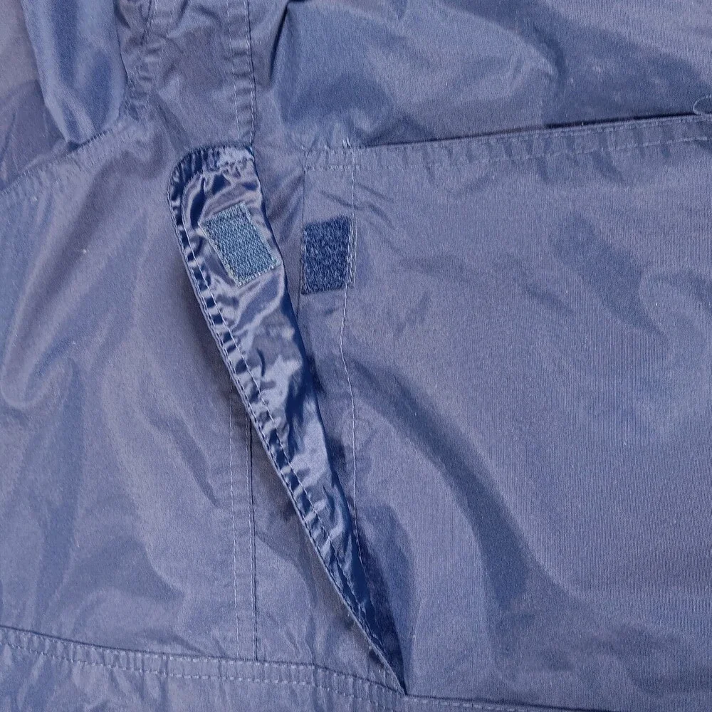 McGregor Jacket Mens Large Blue Anti Breeze Windbreaker Vintage 90s Hooded